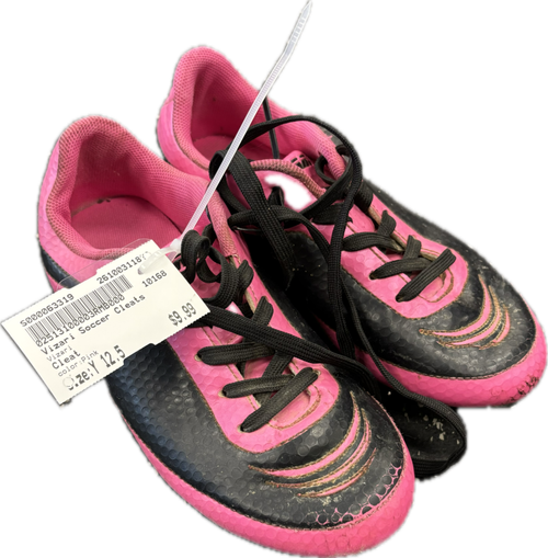 Vist Large View of Product Image Which is Used Vizari Soccer Cleats Pink Youth 12.5