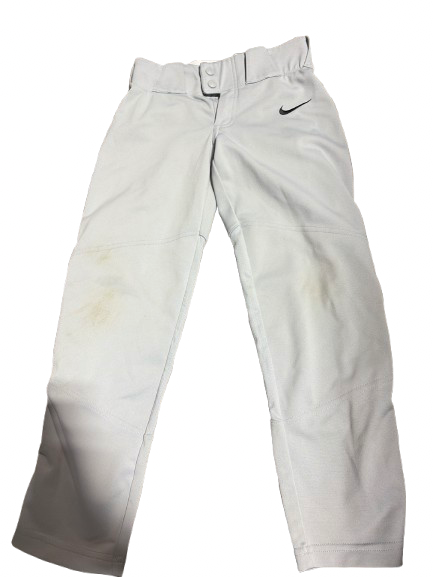 Vist Large View of Product Image Which is Used Nike TAPERED/PIPED YTH SM PANTS BB/SB Pant Boys Grey And Black SM
