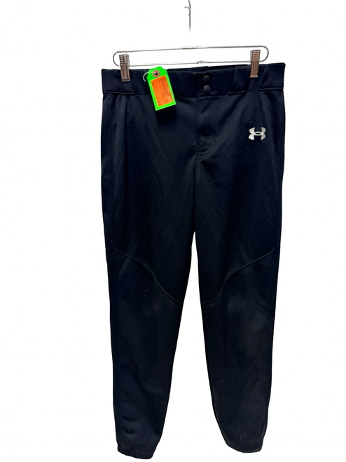 Vist Large View of Product Image Which is Used Under Armour 1374382 Utility Youth Baseball Pant Black LG