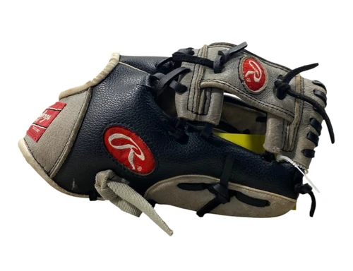 Vist Large View of Product Image Which is Used Rawlings PLAYMAKER SERIES PM110IGB BB/SB Glove RH Throw Black 11"