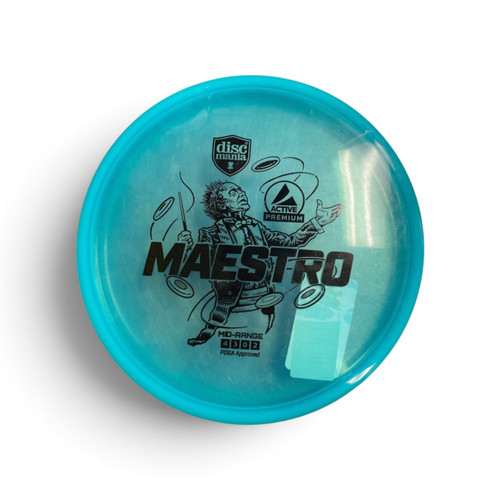 Vist Large View of Product Image Which is Used Discmania MAESTRO Disc Golf Mid Range Royal Blue