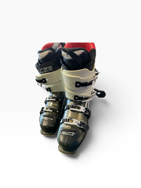 Vist Large View of Product Image Which is Used Lange RX 100 Mens DH Ski Boot White 260 MP - M08 - W09