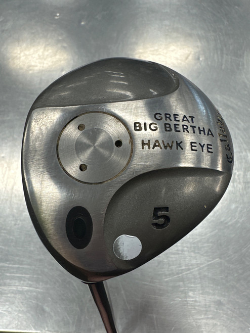 Vist Large View of Product Image Which is Used Callaway GREAT BIG BERTHA HAWK EYE Mens Fairway Wood LH 5 Wood