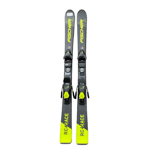 Vist Large View of Product Image Which is Used Fischer RC4 RACE Boys DH Ski/Binding Black 130 cm