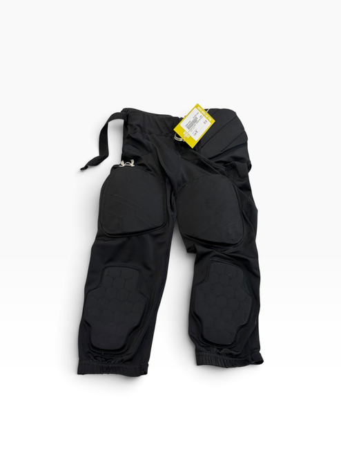 Vist Large View of Product Image Which is Used Under Armour Youth FB Integrated Pants Black MD