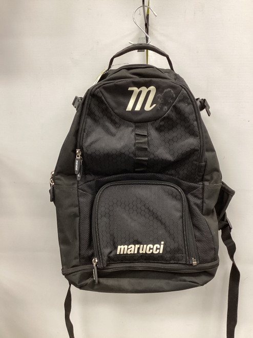Vist Large View of Product Image Which is Used Marucci BASEBALL BACKPACK BB/SB Player Backpack Black