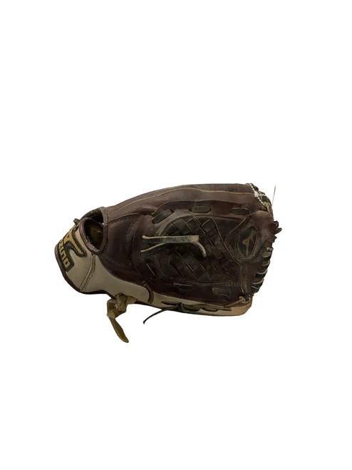 Vist Large View of Product Image Which is Used Mizuno POWER CLOSE BB/SB Glove RH Throw Brown 10"