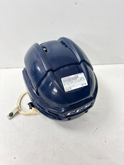 Vist Large View of Product Image Which is Used CCM TACKS 910 NO EAR GUARDS NO CSA Hockey Helmet Only Navy Blue MD