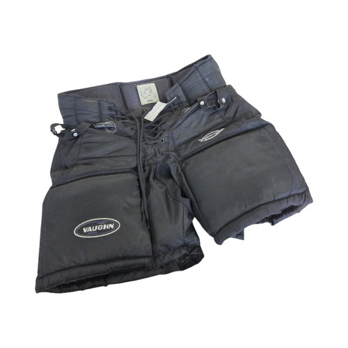 Vist Large View of Product Image Which is Used Vaughn SR SM GOALIE PANTS Senior Goalie Pant Black SM