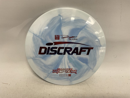 Vist Large View of Product Image Which is Used Discraft CAPTAINS RAPTOR Disc Golf Mid Range Royal Blue