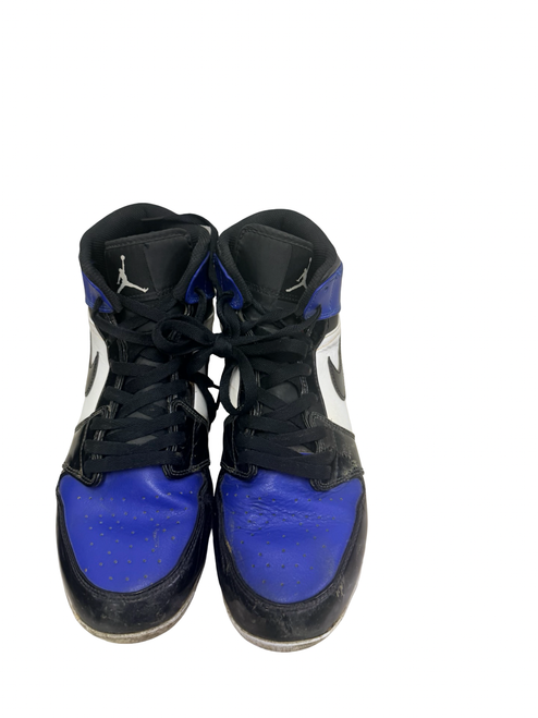 Vist Large View of Product Image Which is Used Nike JORDAN 1 RETRO MCS High AV5354-400 Mens Baseball Cleats Black And Royal Blue Size 10