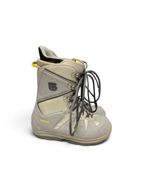 Vist Large View of Product Image Which is Used Burton MOTO Mens Snowboard Boots Grey Senior 10.5