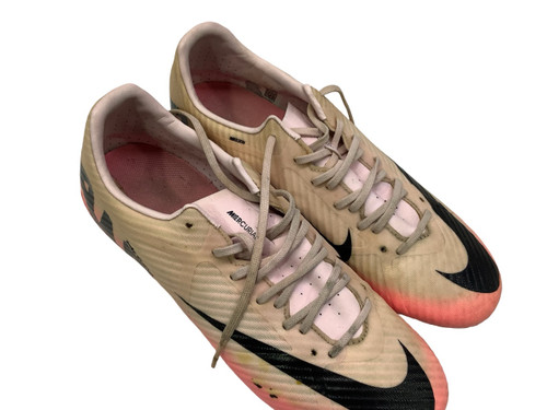Vist Large View of Product Image Which is Used Nike MERCURIAL AIR ZOOM Soccer Cleats Pink Senior 6.5