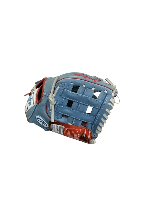 Vist Large View of Product Image Which is Used Rawlings R9 PRO BB/SB Glove RH Throw Carolina Blue 11 1/2"