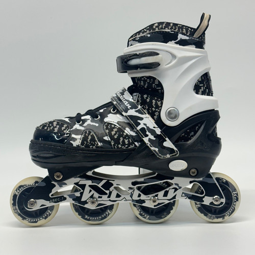 Vist Large View of Product Image Which is Used KUXUAN INLINE Youth Adjustable Rollerblades 3-6