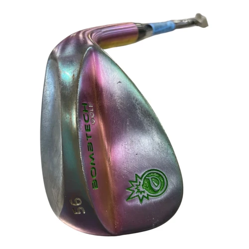Vist Large View of Product Image Which is Used Bombtech 56 Degree Wedge RH Steel, back and sole view