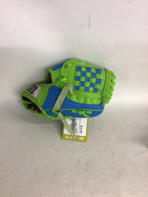 Vist Large View of Product Image Which is Used Marucci TBALL BB/SB Glove T-ball Green And Royal Blue 9"