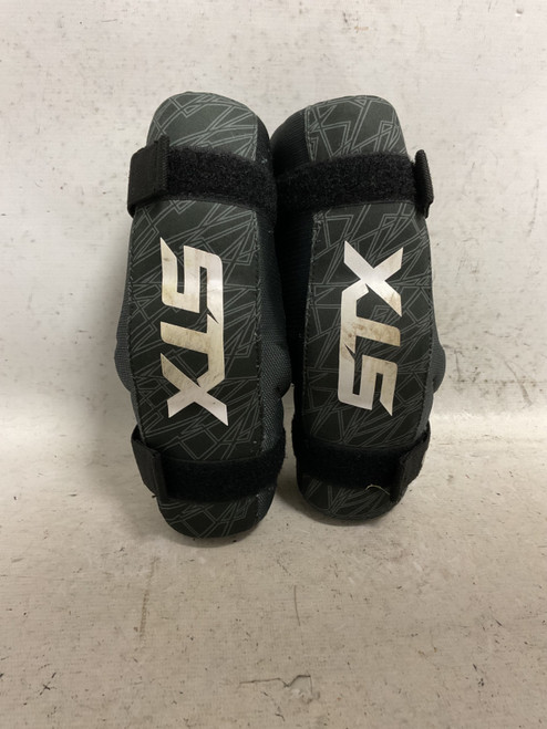 Vist Large View of Product Image Which is Used STX STALLION 75 Lacrosse Arm Pads/Guards Grey SM
