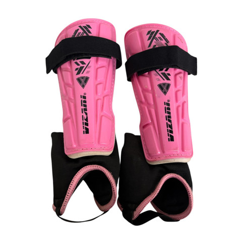 Vist Large View of Product Image Which is Used Vizari Soccer Shin Guards Youth Pink SM