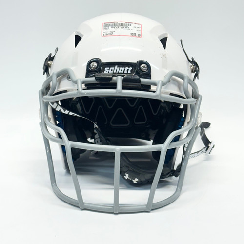 Vist Large View of Product Image Which is Used Schutt VENGEANCE A11 YOUTH FB Helmet White SM