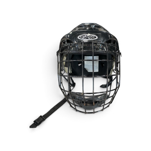 Vist Large View of Product Image Which is Used Hespeler BLACK HELMET Helmet Cage Combo Black MD
