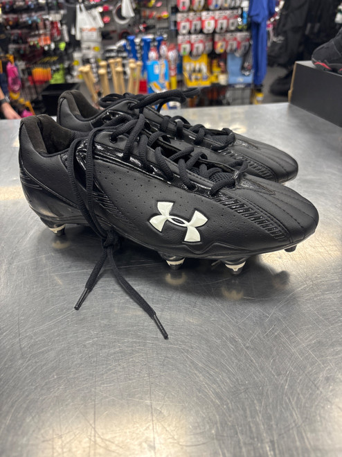 Vist Large View of Product Image Which is Used Under Armour FOOTBALL Adult FB Cleats Black Senior 9