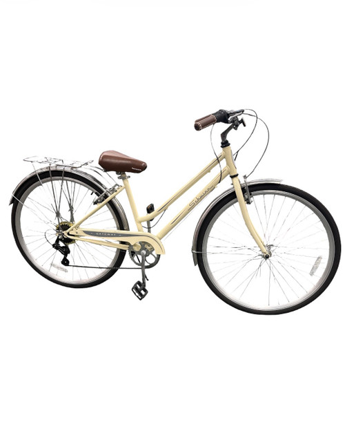 Vist Large View of Product Image Which is Used Schwinn GATEWAY Cruiser Bike Womens White 19-20" - LG  Frame
