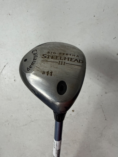 Vist Large View of Product Image Which is Used Callaway BIG BERTHA STEELHEAD III Womens Fairway Wood RH 11 Wood