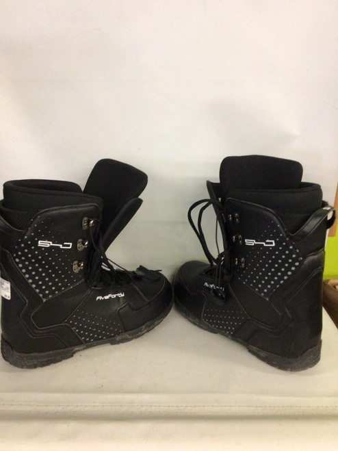Vist Large View of Product Image Which is Used FIVEFORTY SNOWBOARD BOOTS Mens Snowboard Boots Black Senior 13
