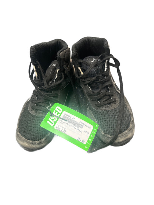 Vist Large View of Product Image Which is Used Asics Wrestling Shoes Black Junior 02