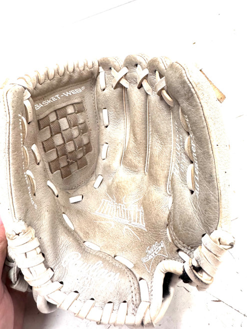 Vist Large View of Product Image Which is Used Rawlings HIGHLIGHT SERIES BB/SB Glove RH Throw Grey 10 1/2"