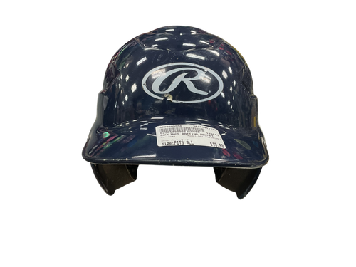 Vist Large View of Product Image Which is Used Rawlings BATTING HELMET Batting Helmet No Mask Navy Blue Fits all