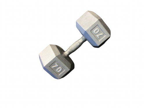 Vist Large View of Product Image Which is Used Hex Dumbbell (Each) 70 lb