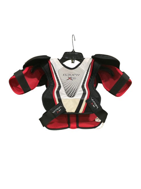 Vist Large View of Product Image Which is Used Bauer Junior Shoulder Pads LG