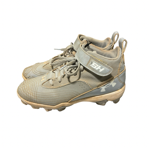 Vist Large View of Product Image Which is Used Under Armour BRYCE HARPER GRAY BB/SB Cleats Grey Junior 04