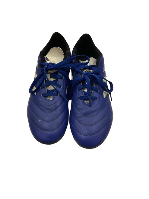 Vist Large View of Product Image Which is Used Adidas SOCCER CLEATS Soccer Cleats Royal Blue And White Senior 6