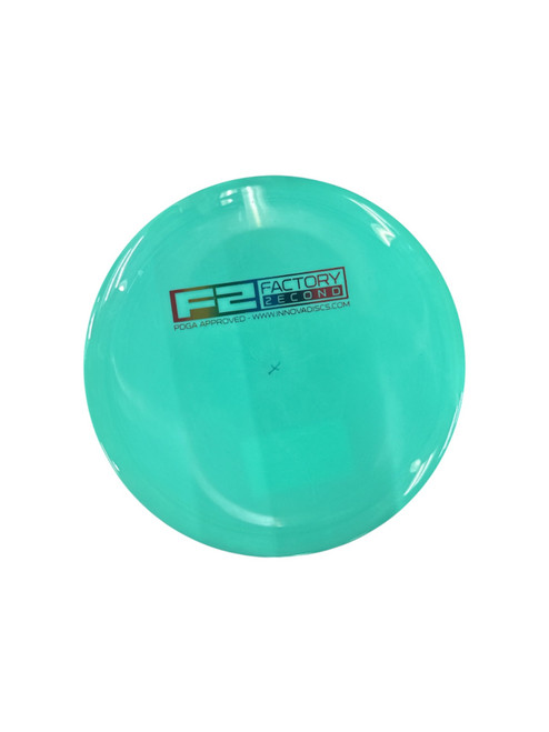 Vist Large View of Product Image Which is Used Innova F2 FACTORY Disc Golf Driver Teal