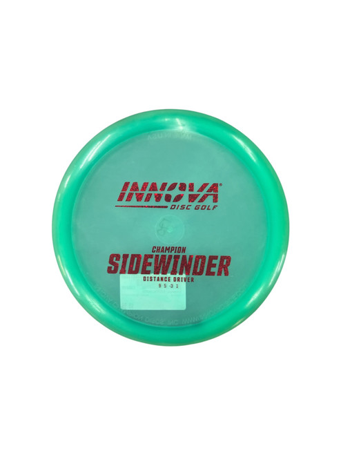 Vist Large View of Product Image Which is Used Innova SIDEWINDER Disc Golf Driver Teal
