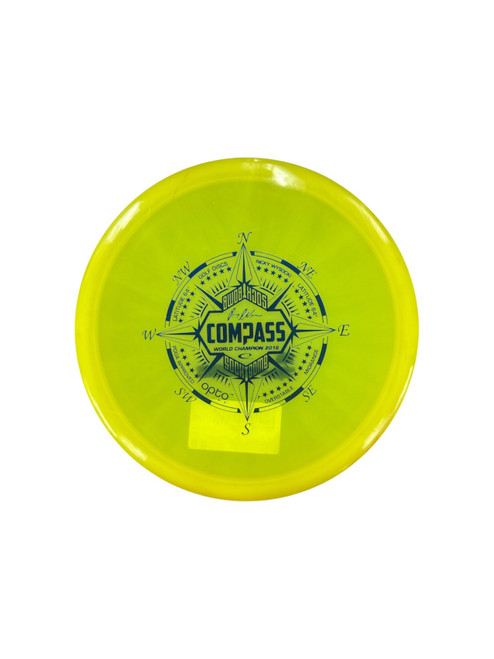 Vist Large View of Product Image Which is Used COMPASS Disc Golf Driver Yellow