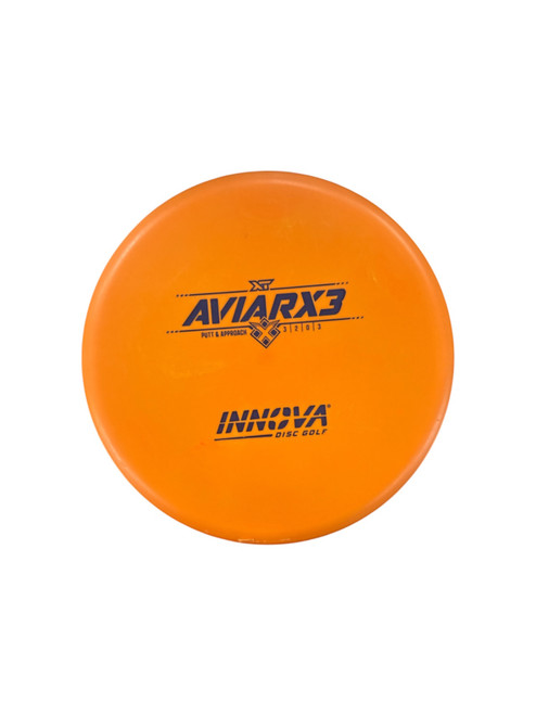 Vist Large View of Product Image Which is Used Innova AVIARX3 Disc Golf Mid Range Orange