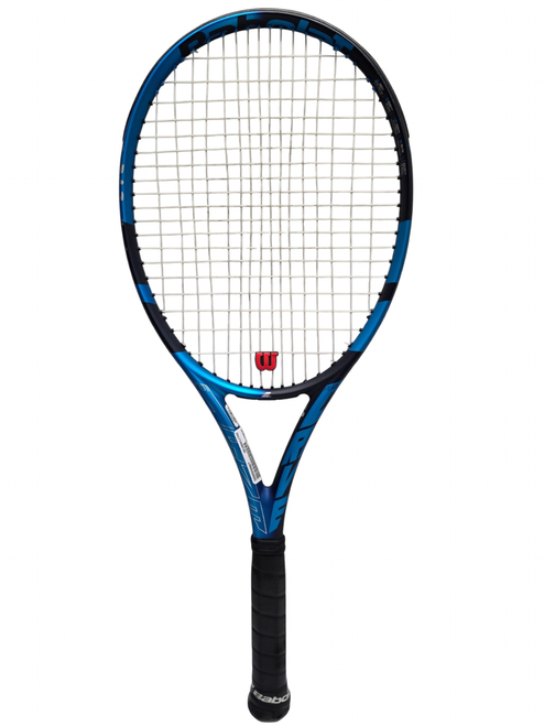 Vist Large View of Product Image Which is Used Babolat PURE DRIVE 107 Adult Tennis Racquet 4 3/8"