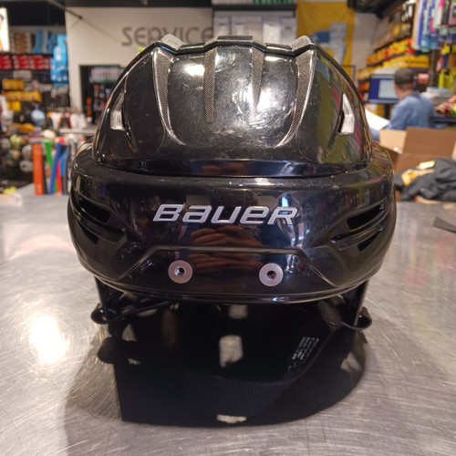 Vist Large View of Product Image Which is Used Bauer RE AKT 55 Hockey Helmet Only Black MD