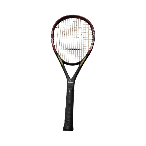 Vist Large View of Product Image Which is Used Head I.S4 Adult Tennis Racquet Red 4 3/8"