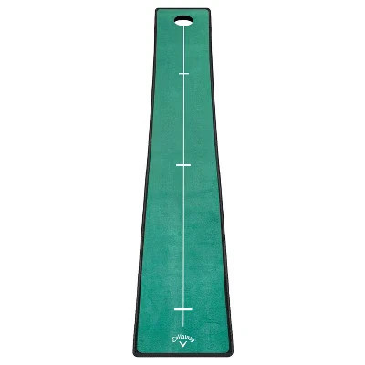 Vist Large View of Product Image Which is New Callaway 8 FT PUTTING MAT W/ OPTI-SPEED RAMP Putting Aid