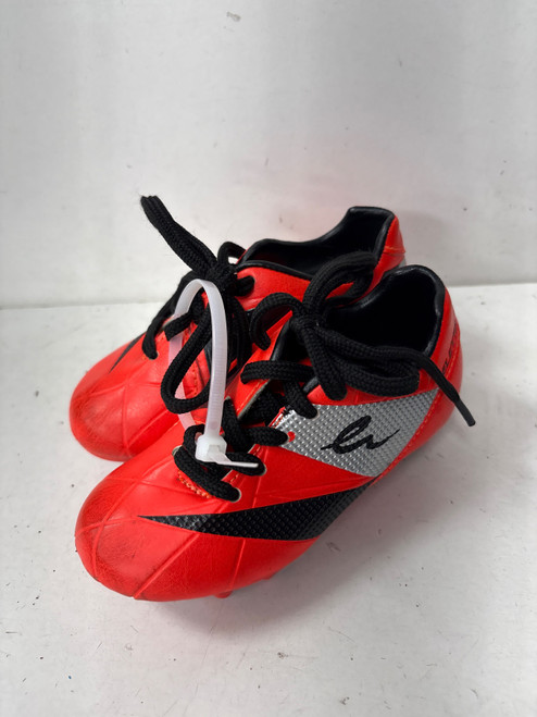 Vist Large View of Product Image Which is Used Eletto Soccer Cleats Orange Youth 09.0