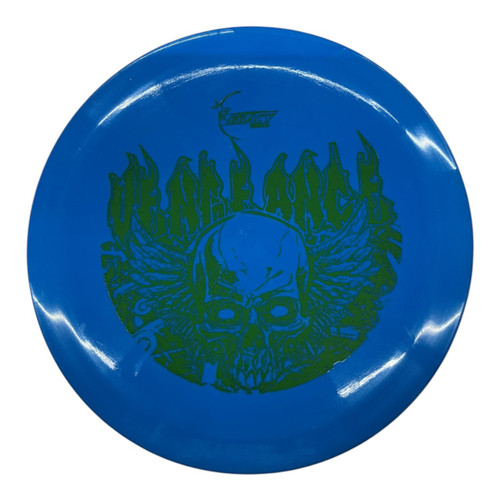 Vist Large View of Product Image Which is Used Legacy VENGEANCE Disc Golf Driver Royal Blue 175g