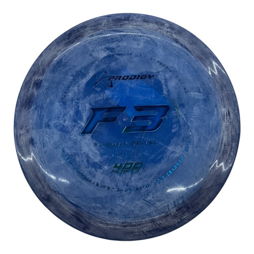 Vist Large View of Product Image Which is Used Prodigy 400 F3 Disc Golf Driver Royal Blue 176g
