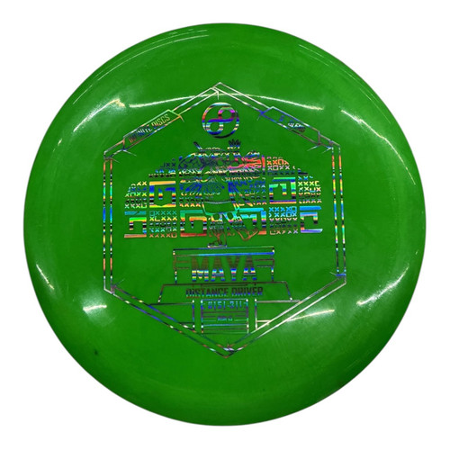 Vist Large View of Product Image Which is Used Infinite Discs MAYA Disc Golf Driver Green 171g