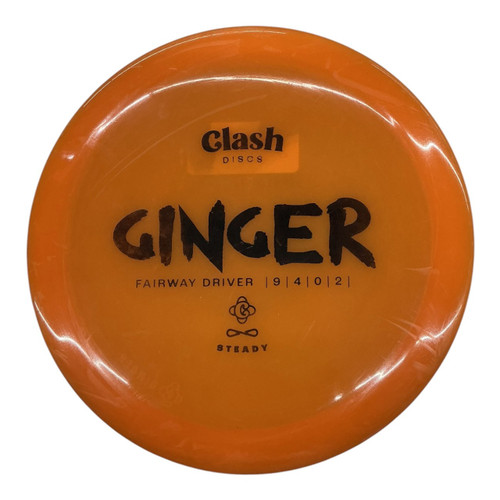 Vist Large View of Product Image Which is Used Clash Discs GINGER Disc Golf Driver Orange 176g