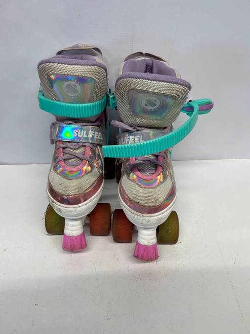 Vist Large View of Product Image Which is Used SULIFEEL QUADS Child Roller Quad Skates White Youth 13.0